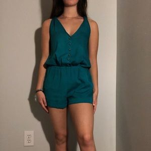 Kimchi blue romper in teal